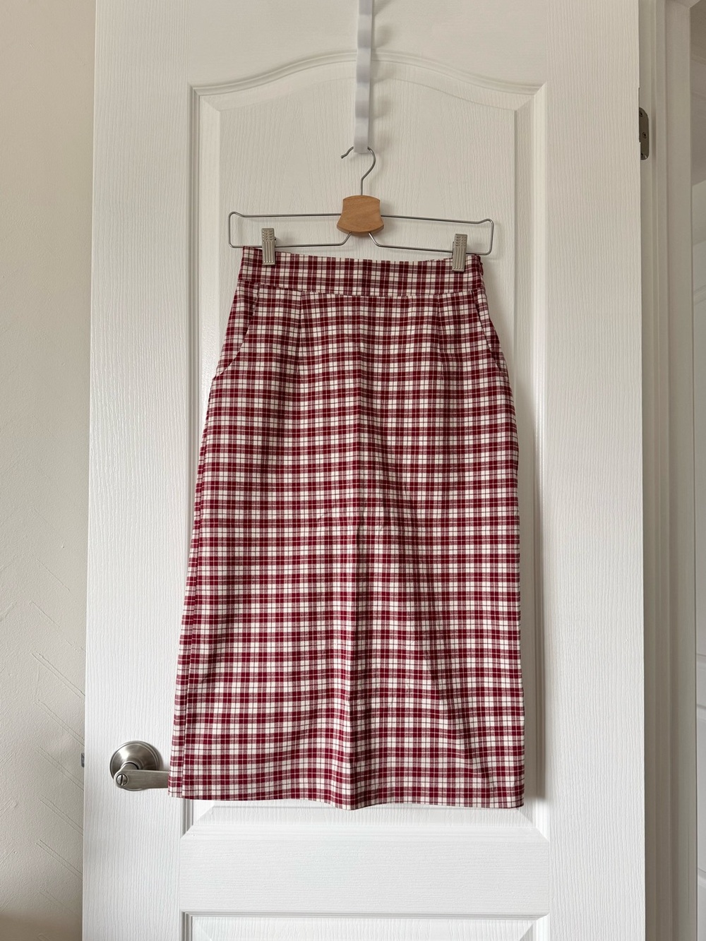 Vintage plaid skirt